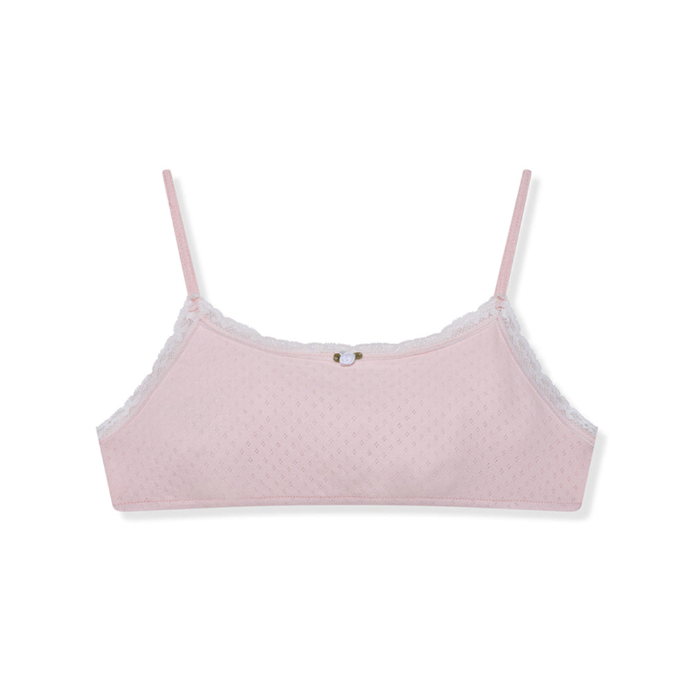 Pointelle Crop Top- Cotton Candy - The NAP Co. - image 1