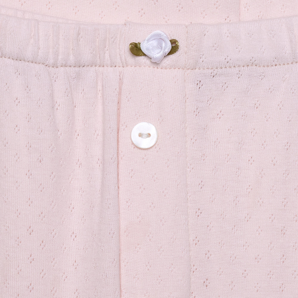 Cotton Pointelle Pyjama Trouser Set - Cotton Candy - The NAP Co. - image 2