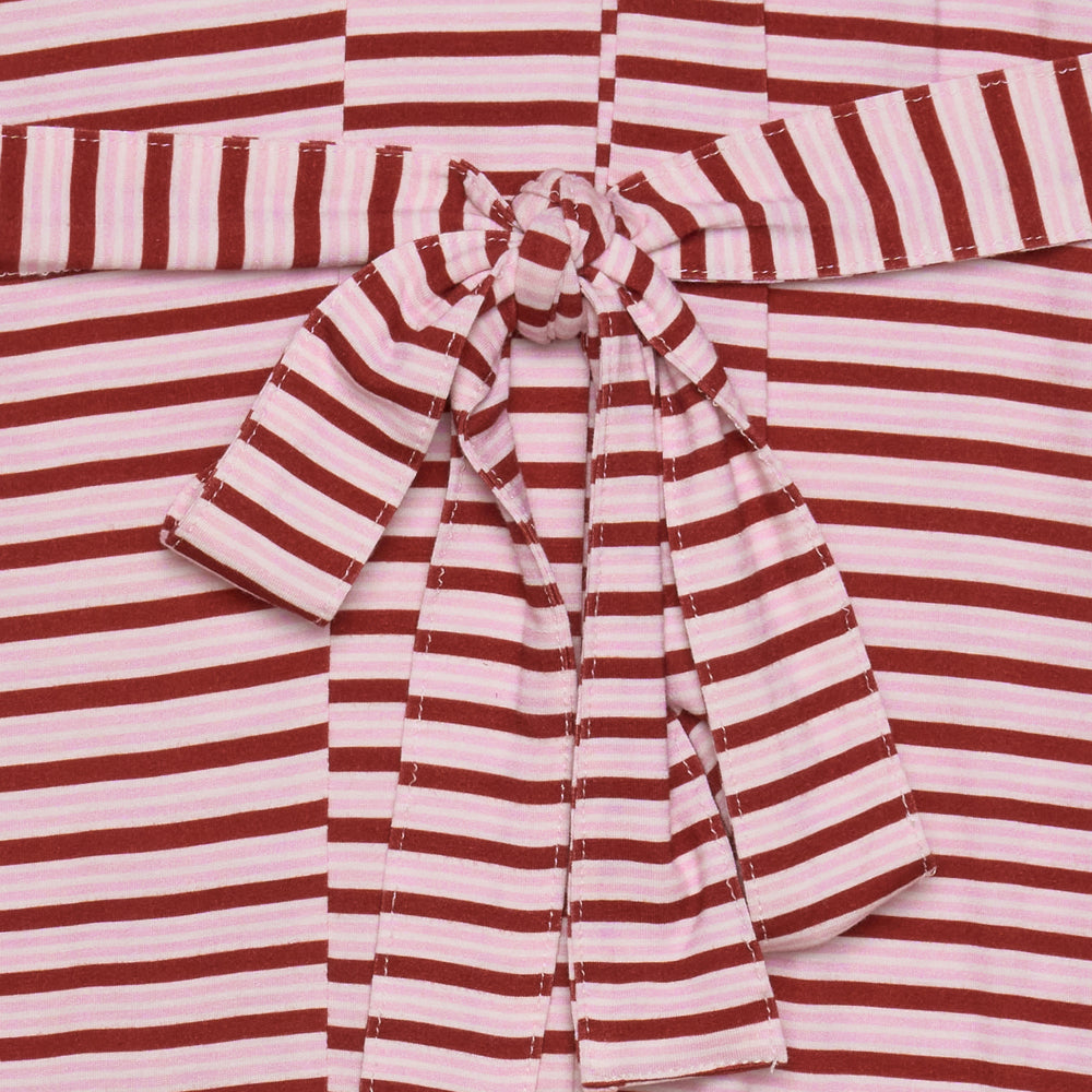 Stretch Maxi Robe- Fireside Stripe-2