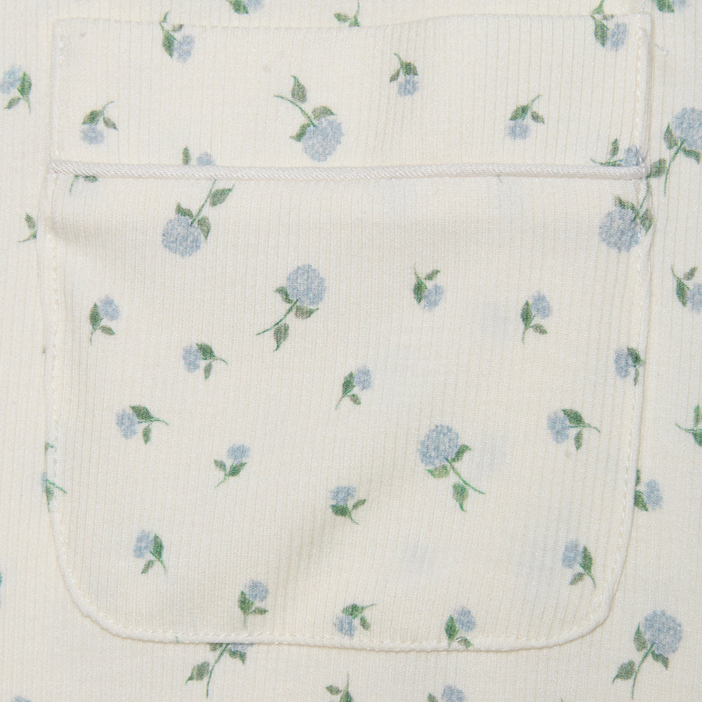 Scallop Pyjama Trouser Set - Hydrangea - The NAP Co. - image 2