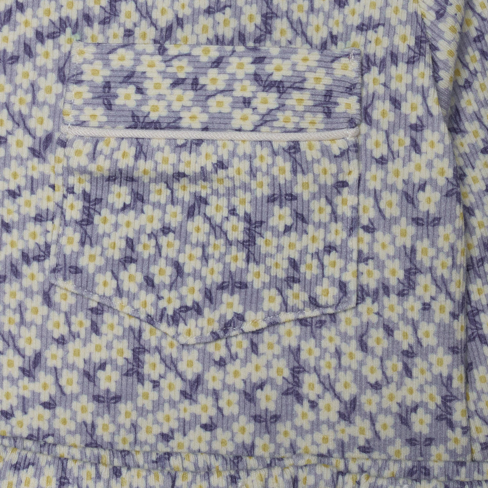 Children's Stretch Trouser Sleep Set- Blue Daisy - The NAP Co. - image 2