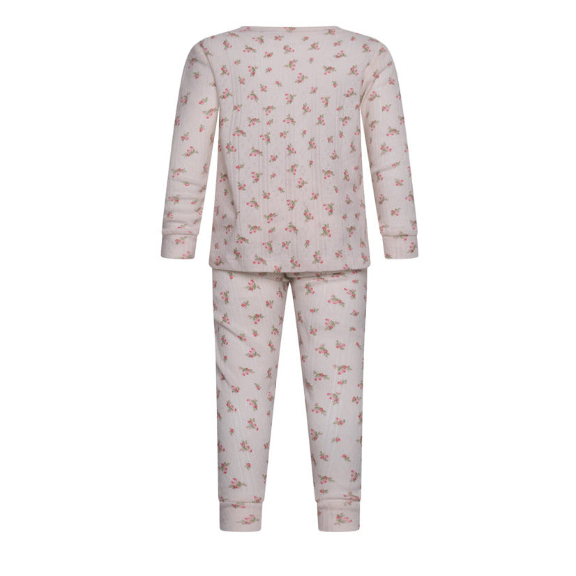 Children's Cotton Pointelle Sleep Set- Rose - The NAP Co. - image 2