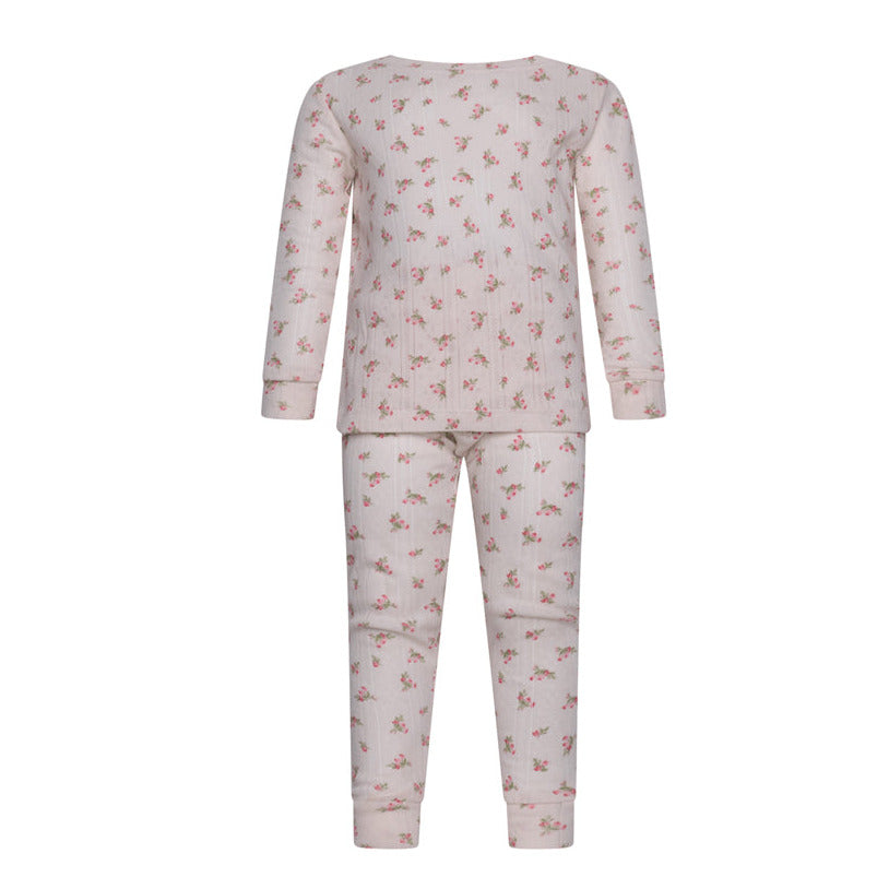 Children's Cotton Pointelle Sleep Set- Rose - The NAP Co. - image 1