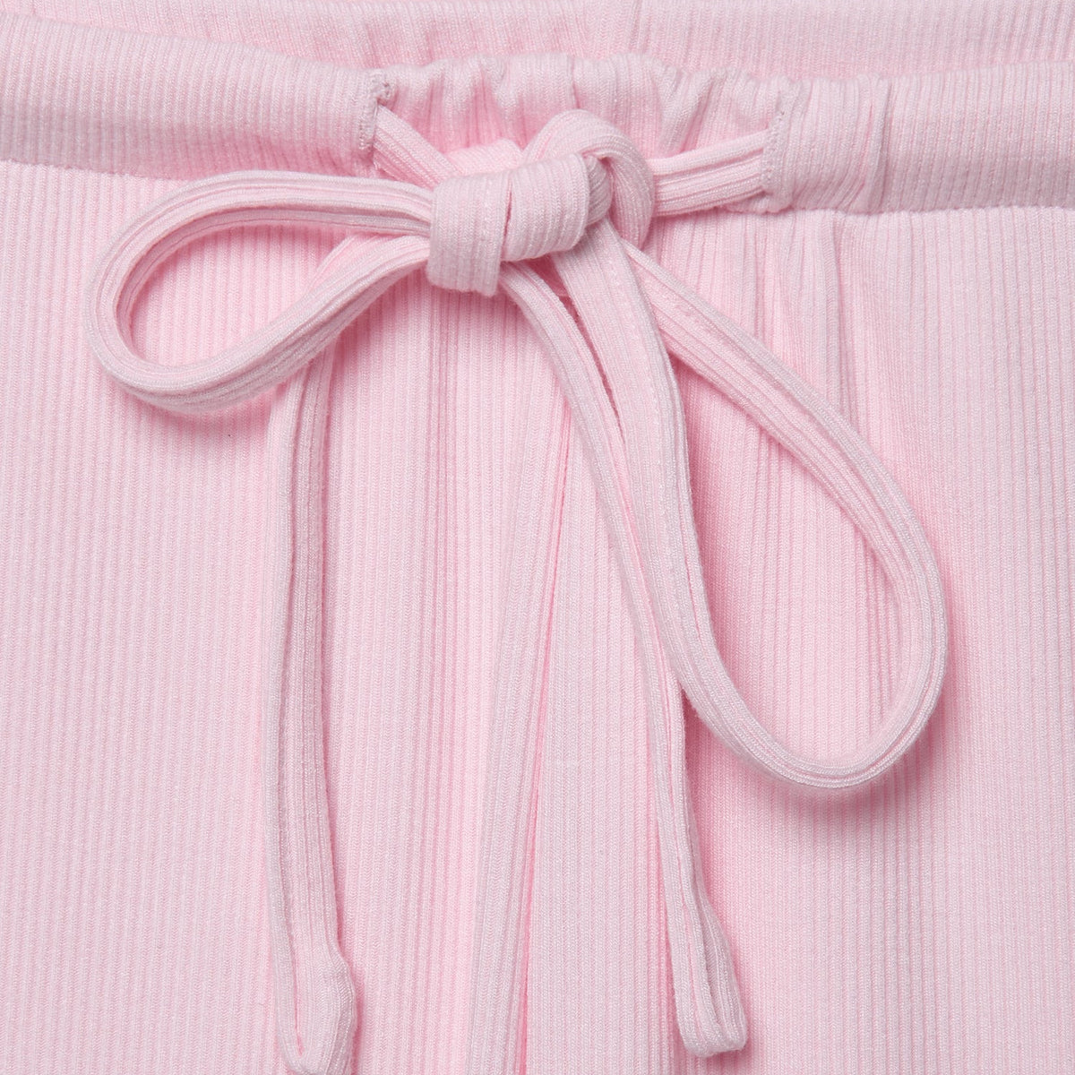 Stretch Modal Ribbed Trouser PJ- Baby Pink - The NAP Co. - image 2
