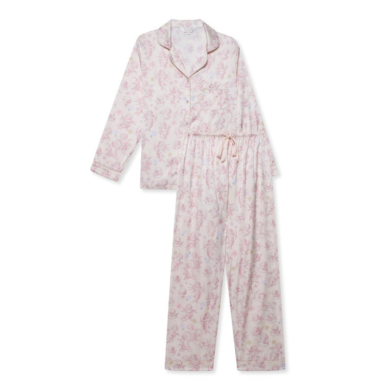 Satin Stretch Trouser PJ- Cupid - The NAP Co. - image 1