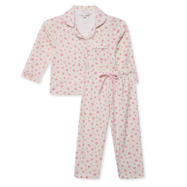 Children’s Modal Trouser PJ Set- Rose Bud