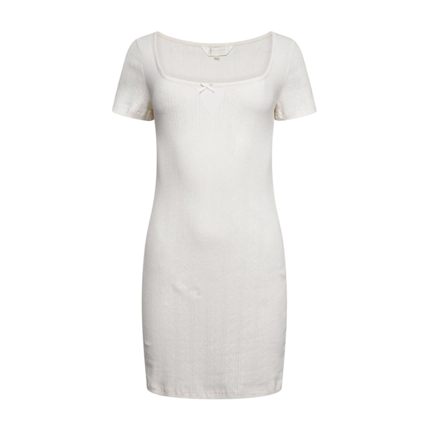 Pointelle Sleep Dress- Buttermilk - The NAP Co.