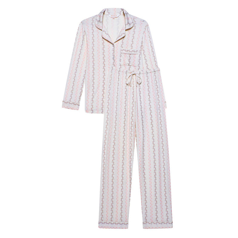 Stretch Pyjama Trouser Set - Vintage Stripe - The NAP Co. - image 1