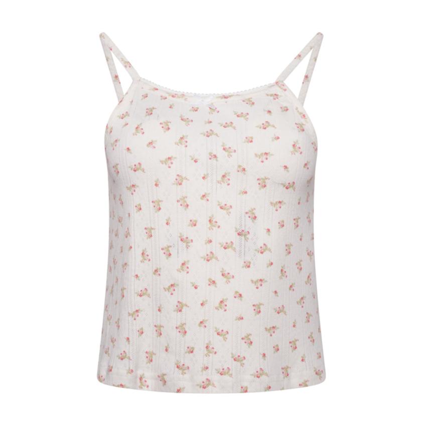 Pointelle Cami Top -Rose - The NAP Co. - image 1